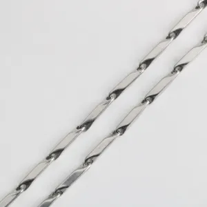 Handmade Stainless Steel Bamboo Joint Link Chain For DIY Jewelry Making Accessories Bracelet Necklace Bag Crafts Bulk Steel Color