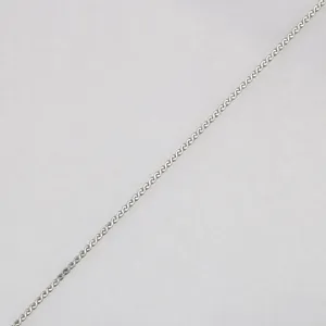 Catena semplice in acciaio inossidabile DIY semi-finita gioielli collana larghezza 1,2 mm
