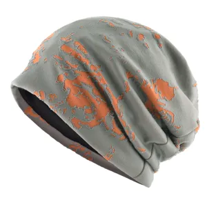 Bonnet en Tricot Léger Unisexe Chapeau de Chimiothérapie Doux Décontracté Bonnet de Sommeil Respirant Printemps Été Automne Pour Hommes Femmes