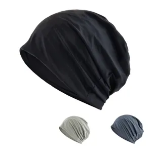 Summer men's outdoor cooling lightweight slouchy beanie sports breathable running cap