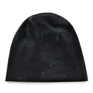 Bonnet slouchy en mesh respirant et léger pour sport extérieur d'été, casquette noire.