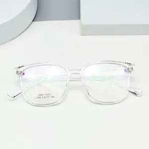 Lunettes anti-lumière bleue TR90 transparentes monture claire optique pour usage quotidien