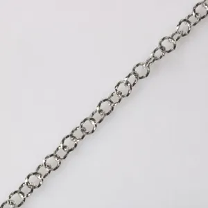 Edelstahl verdrehte O-Kette DIY Schmuckherstellung Zubehör, 4.9mm Breite Kettenmaterial.