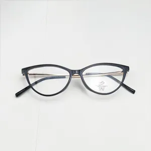 Stylish cat eye glasses frame with anti blue light lens, lightweight design for daily wear.
