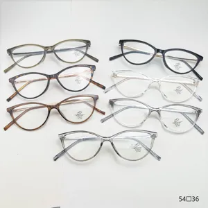 Unisex Cat Eye Optical Glasses Frame Anti-Blue Light TR90 Retro Clear Eyeglasses Frame Fashion Designer Eyewear