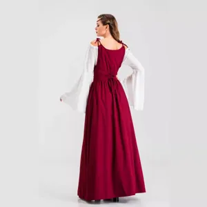 Medieval Renaissance dress vintage cosplay costume for women long sleeve retro gown outfit