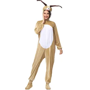 Detailed view of the cute animal costume featuring soft plush fabric and comfortable fit.