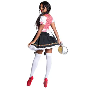 Oktoberfest beer girl costume dress for women traditional German cosplay party outfit