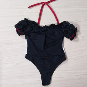 Costume de reine noir rouge cosplay Halloween body pour femme fête vêtement haut top