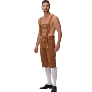 Costume de Lederhosen pour Homme Oktoberfest Fête de la Bière Traditionnel Bavarois
