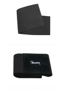 Détail de bande d'entraînement de swing de golf noir, sangle élastique pour posture débutant.