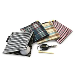 Koreanischer Stil Golfhandtuch Polyester Sport Golfball Reinigungstuch Karo Muster
