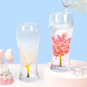450ml kleurveranderend glas bierbeker temperatuurgevoelige magische drinkbeker