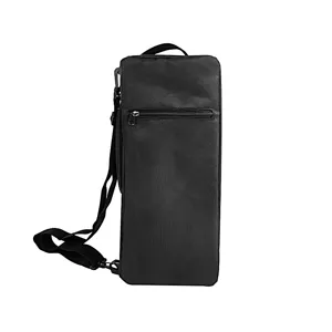Black waterproof portable outdoor golf cooler bag multi-functional crossbody bag.