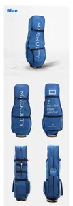 Borsa da viaggio golf robusta impermeabile copertura volo mazze blu protettive