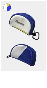 Pilamalleus tragbare Golfballtasche Mini Gürteltasche PU Zubehörtasche für Golfsport.