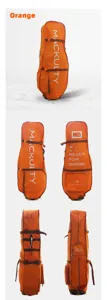 Borsa da viaggio per golf arancione custodia aviation impermeabile protettiva