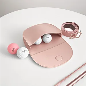 Koreanischer Stil rosa Golf Entfernungsmesser Taillentasche mit Bällen und Zubehör Hauptbild