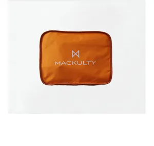 Borsa portaoggetti arancione pochette portatile organizer da viaggio resistente design impermeabile