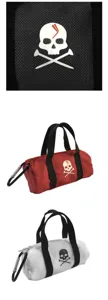 Mini borsa per accessori da golf in poliestere resistente con comodo moschettone da appendere.