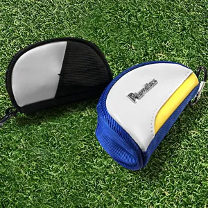 Tragbare Golfballtasche PU Leder Golf Taillenzubehörtasche für Outdoor Sport Praxis.