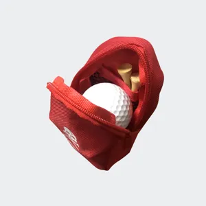 Tragbare Polyester Golfball Tasche Mini Rucksack Form Hüfttasche Totenkopf Muster Bedruckt Outdoor Golf Zubehör Pack