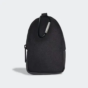 Tragbare Mini Golfball-Tasche mit Karabiner für Outdoor-Sport, schwarze Farbe Hauptansicht