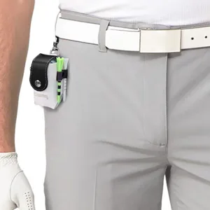 Golfballtasche mit Tee-Halter, Mini-Gürteltasche für Outdoor-Sport und Golftraining Zubehör.