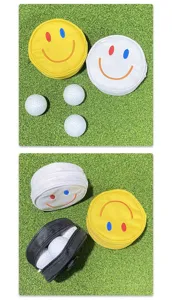 Bolso de golf estilo coreano estuche de cintura portátil con cremallera para accesorios