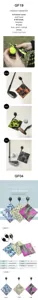 Camouflage Golfhandtuch Golf Reinigungsuch doppelseitiges Vlies Golfball Putztuch