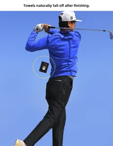 Magnetischer Golfhandtuch-Clip für Golftaschen, praktisches Golfzubehör für den Platz.