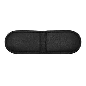 Schwarzer Magnet-Geldclip aus Leder, minimalistischer Münzbeutel und Golfballhalter.