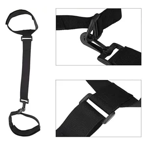 Golf swing training aid arm corrector strap black nylon adjustable posture correction tool