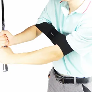 Correcteur de bras pour entraînement de swing de golf débutant sangle noire sport