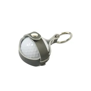 Mini Leder Golfballhalter Schlüsselanhänger Zubehör für Sportliebhaber hochwertig.