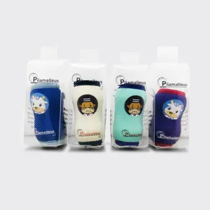 Portable neoprene golf ball holder cute cartoon design transparent box packaging sports accessory