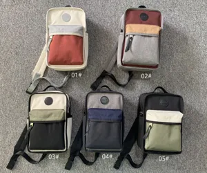 Himawari Freizeit Canvas Sling Rucksack mehrfarbige Variante Detailansicht Tasche