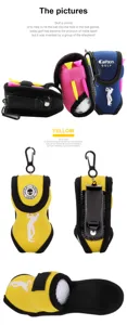 Golfball Tasche Taillentasche Halter mit Tees tragbar Neopren Golf Zubehör Aufbewahrung