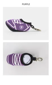 Mini Golfball Tasche Schuhe Design, Neopren Material, langlebige Golftasche mit Karabiner.