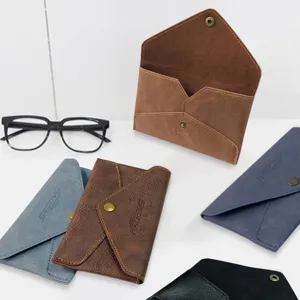 PU Leder Briefumschlag Kartenhalter minimalistische Münzbörse tragbare Aufbewahrungstasche