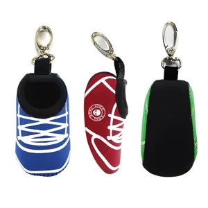 Mini Golf Balltasche aus Neopren in Schuhform Golftasche mit Clip tragbares Zubehör