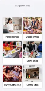 Multiple usage scenarios for eco-friendly color changing glitter plastic straw cups