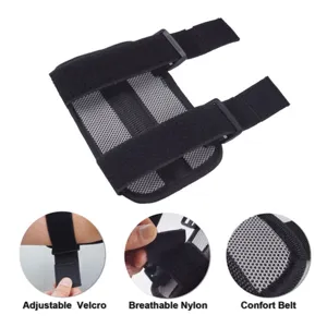 Correttore per braccio da allenamento golf swing con velcro regolabile e rete traspirante.