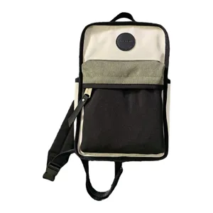 Himawari lässiger Colorblock Canvas Sling Rucksack, stilvoller praktischer Freizeittaschen.