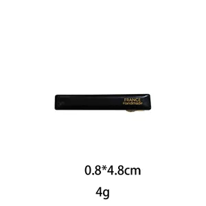 Black rectangle hair clip stylish side hairpin elegant minimalist hair accessories chic