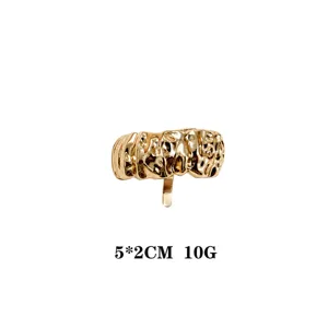 Pince a cheveux en metal texture dore attache queue de cheval epingle a cheveux mode