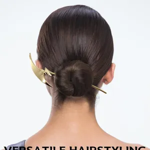 Alloy axe hair stick for women, gothic Halloween bun hairpin, versatile hair accessory.