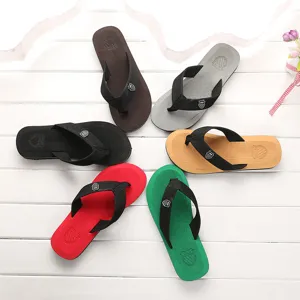 Herren Zehentrenner Strandschuhe Sommer Badeschuhe Pantoletten rutschfest verschiedene Farben