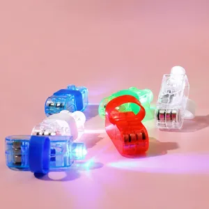 LED finger lights glowing ring colorful flashing party light toys accessories