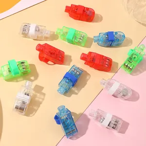 Colorful LED finger lights glowing party toys flashing rings bright festival novelty items